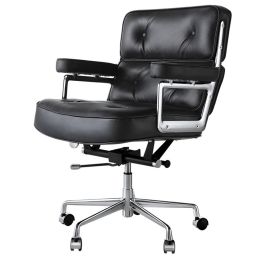 Hot selling Black leather swivel chair