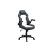 Adjustable Heigh Executive Office Chair; Black and White