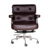 Lobby brown color swivel Leather office  chair