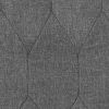 Techni Mobili Modern Upholstered Tufted Office Chair with Arms; Grey