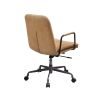 Eclarn Office Chair in Rum Top Grain Leather 93174