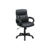 Standard Back Upholstered Office Chair; Black