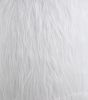 Arundell II Office Chair in White Faux Fur &amp; Chrome Finish OF00122