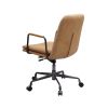 Eclarn Office Chair in Rum Top Grain Leather 93174