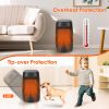 1500W 70Ã‚Â° Oscillating Portable Electric Space Heater Personal Fan w/ Tip Over and Overheat Protection Ceramic Heater
