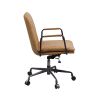 Eclarn Office Chair in Rum Top Grain Leather 93174