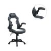 Adjustable Heigh Executive Office Chair; Black and White