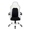 Techni Mobili Ergonomic Essential Racing Style Home &amp; Office Chair; White