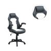 Adjustable Heigh Executive Office Chair; Black and White
