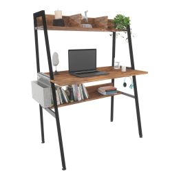 Computer Desk with Hutch and Storage Shelves