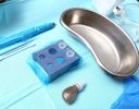 Universal Barrier Film 4" x 6". Roll of 1200 Disposable Adhesive Blue Tape in Dispenser Box. Protective Plastic 2 mil Sheets for Dental; Tattoo; Medic