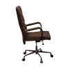 Noknas Office Chair; Brown Lether 93175