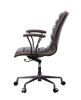 Zooey Office Chair in Distress Chocolate Top Grain Leather YJ