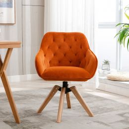 COOLMORE Solid&nbsp;Wood&nbsp;Tufted&nbsp;Upholstered&nbsp;Armless&nbsp; home office chair