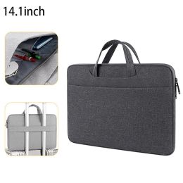 Premium Waterproof & Shockproof Laptop Bag - Fits 13.3/14.1/15.6 Inch Laptops (Color: Deep Grey, size: 14.1inch)