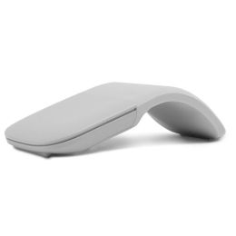 Bluetooth 4.0 /5.0 Folding Wireless Mouse Arc Touch Roller Computer Silent Mouse Ergonomic Slim Laser Mice For Microsoft Surface (Color: White)