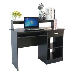 General Style Modern E1 15MM Chipboard Computer Desk RT (Color: black)