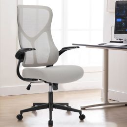 Sweetcrispy Ergonomic Executive High-Back Office Chair Breathable Mesh Computer Chair (Color: as Pic)