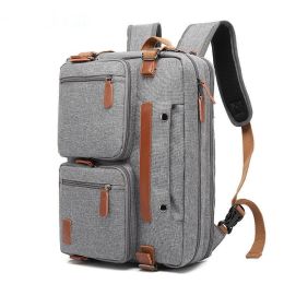 15.6 Inch And 17.3 Inch 3 In 1 Computer Laptop Carry Bag Office Designer Waterproof Business Laptop Briefcase Bag 1pc (Material: Nylon Grey, size: 15.6 Inches)