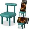 1pc Detachable Small Stool Cell Phone Holder; Creative Fashion Cute Desktop Decorate; Chair Phone Stand (Yellow; Green; Pink; Blue)