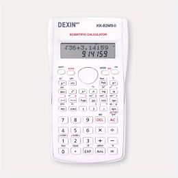 Function Calculator Science College Students Portable Handheld Test Machine The Mathematical Calculator Without The Battery (Color: White)