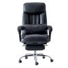 High quality black leather office chair