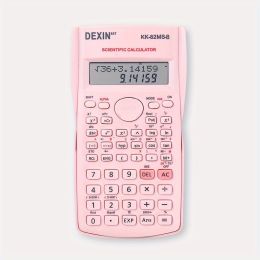 Function Calculator Science College Students Portable Handheld Test Machine The Mathematical Calculator Without The Battery (Color: pink)
