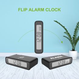 FLIP ALARM CLOCK digital clocks (Color: black)