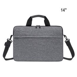1pc Computer Handbag, Shoulder Computer Bag, Laptop Bag Compatible With 14inches/15.6inches,5 Colors Available (Color: Gray, size: 14'')