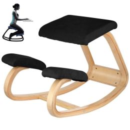 Office And Home Multi Furctions Strengthen Muscles Relieve Fatigue Furniture Kneeling Chair (Type: Office Chairs, Color: black)