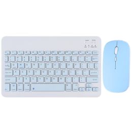 For iPad Air Pro 11 Bluetooth Wireless Keyboard Mouse For Android IOS Windows Phone Tablet (Axis Body: English Language, Color: Keyboard and mouse7)