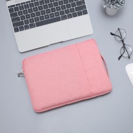 Laptop Bag for Macbook Air m2 Case 12 13.3 14 15 Inner Bladder For Macbook Pro Air M1 Lenovo Dell HP Huawei Xiaomi Denim Bag (Color: pink, size: Pro 13  M2 A2338)