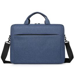 Laptop Shoulder Bag , 15-Inch Laptop or Tablet, Sleek, Durable and Water-Repellent Fabric, Lightweight , Business Casual or School, GX40Q17229, Black (Color: Blue)