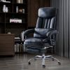 High quality black leather office chair