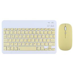 For iPad Air Pro 11 Bluetooth Wireless Keyboard Mouse For Android IOS Windows Phone Tablet (Axis Body: English Language, Color: Keyboard and mouse3)