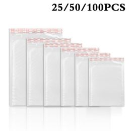 25/50/100Pc Any Size Bubble Lined Padded Envelopes Poly Mailers Self-Sealing (PCS: 25Pcs, size: #00 (5" x 9"))