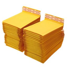 Kraft Bubble Mailers, Yellow Padded Envelope (Qty: 25Pcs, size: #000 (4" x 7"))