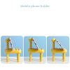 1pc Detachable Small Stool Cell Phone Holder; Creative Fashion Cute Desktop Decorate; Chair Phone Stand (Yellow; Green; Pink; Blue)