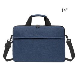 1pc Computer Handbag, Shoulder Computer Bag, Laptop Bag Compatible With 14inches/15.6inches,5 Colors Available (Color: Blue, size: 14'')